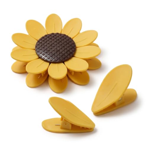 LaZooYoo Sunflower Magnetic Chip Clips