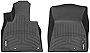 WeatherTech FloorLiner for Genesis GV80 (4416211) - 1st Row (Driver & Passenger), Black