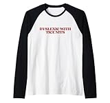 Photo Gallery dyslexic with tice nits y2k aesthetic trendy maglia con maniche raglan Photo Gallery dyslexic with tice nits y2k aesthetic trendy maglia con maniche raglan