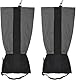 Gamaschen Wandern Wasserdicht, Gamaschen Wasserdicht Gamaschen Wandern, Outdoor Gamaschen Herren Damen,Gamaschen Schneeschuhwandern, Gaiters zum Wandern//Klettern/Jagd und Skifahren（Schwarz Erweitert）