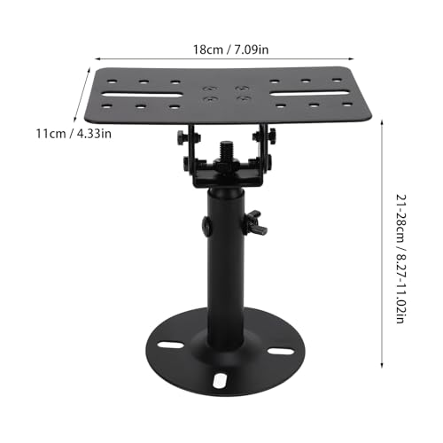 Support mural pour haut-parleur orientable à 180° en fer robuste - 6