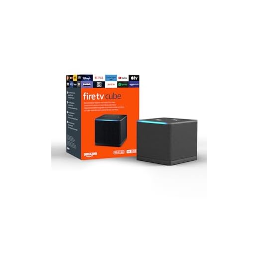 Amazon Fire TV Cube, Streaming-Mediaplayer mit Sprachsteuerung mit Alexa, Wi-Fi 6E, 4K Ultra HD