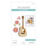 Bibi Cameron Mini-Gitarren-Stanzschablonen aus der Musiknoten-Kollektion von Bibi Cameron