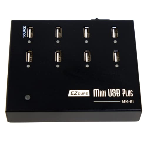 Image of [New Update Version] EZ Dupe 1 to 7 Mini USB Plus MK III Duplicator - Standalone USB Flash Media Thumb Drive Compact Copier (DM-FU0-8V07B)