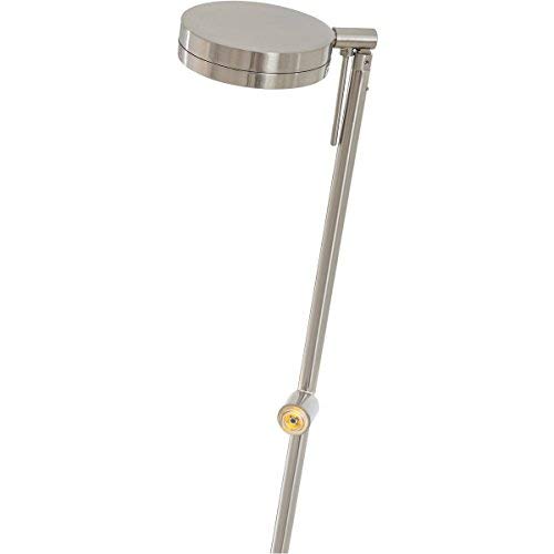 George Kovacs P4304-084, Georges Reading Room Glass Swing Arm Floor Lamp, Led, Brushed Nickel #TOP2