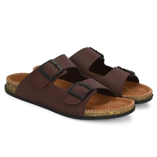 Image of ROWLANS Men's Ethnic Slippers - Elegant, Traditional & Comfortable Footwear