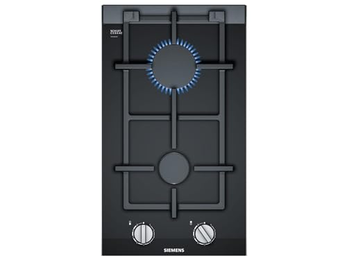 Siemens ER3A6BB70D iQ700 Plaque de cuisson à gaz Domino autonome 30 cm de large avec technologie stepFlame pour un contrôle précis de la flamme sur neuf niveaux