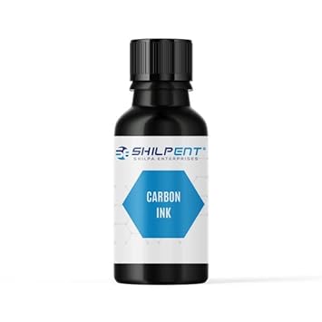 Shilpent Black Carbon Conductive Pigment Ink (Pack of 10 ml)