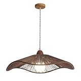 ●【Design】: Cette suspension présente un design vintage imprégné d'éléments bohèmes, alliant harmonieusement respect de l'environnement, durabilité et esthétique. Elle dégage une atmosphère sophistiquée et raffinée. Véritable œuvre d'art exceptionnelle, cette suspension ajoute une touche d'élégance à n'importe quel espace.