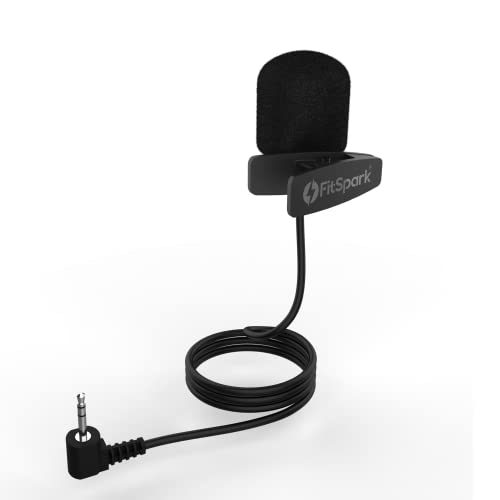 Image of FitSpark 2.5mm External MIC Exclusively for Eagle i9 Plus Action Camera with 2.5mm Connector | Convenient Clip | Long Cable