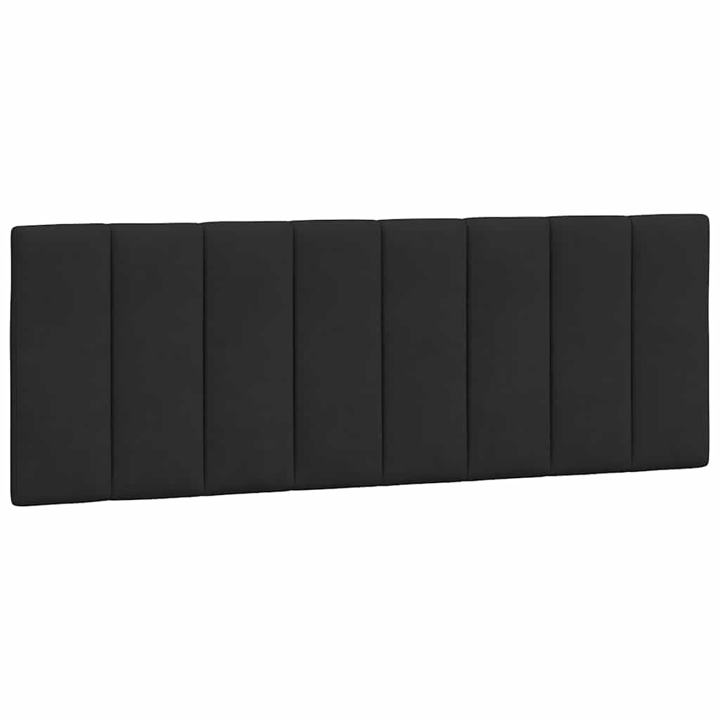 vidaXL Cuscino Testiera Hanko Nero 120 cm in Velluto
