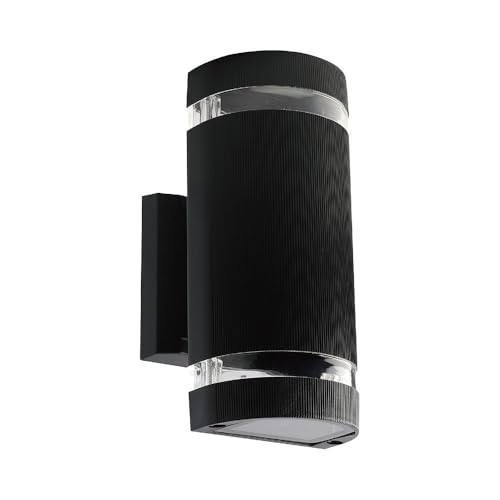 Vt-967 Led Wall Light With Black Body Round E27,Ip44