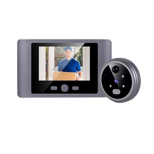 Doorbell 2.8in LCD Screen Smart Wireless Door Viewer Camera PIR Motion Detection 90° Wide Angle Night Vision Door Bell - Additional View