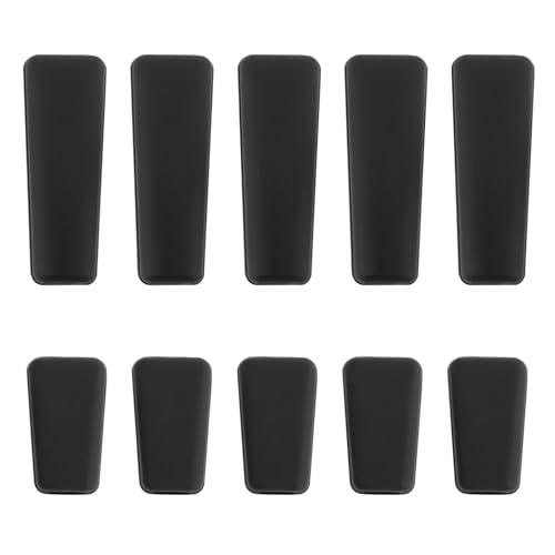 Create idea 10PCS RC Trasmettitore Interruttore Antiscivolo Copertura Protezione Interruttore Telecomando Manicotto Protezione Leva Tappo Compatibile Con Futaba Nero (5x Lungo 5x Corto)