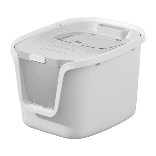 Arenero para gato grande con tapa y pala miniatura 1