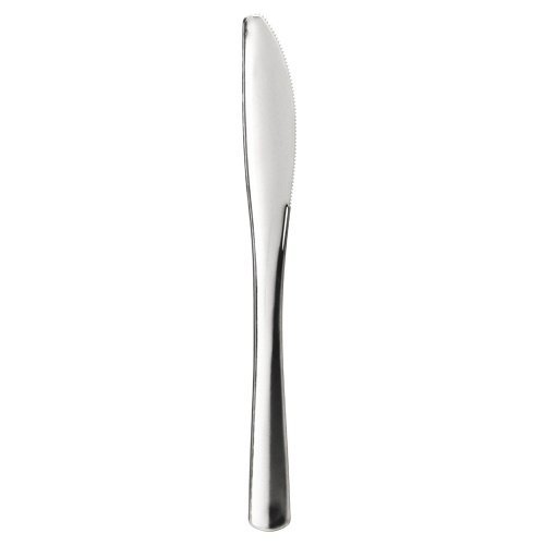 Lillian Tablesettings Plastic Knife Bag | Polished Silver | Pack Of 24 Cutlery, 1 #TOP2