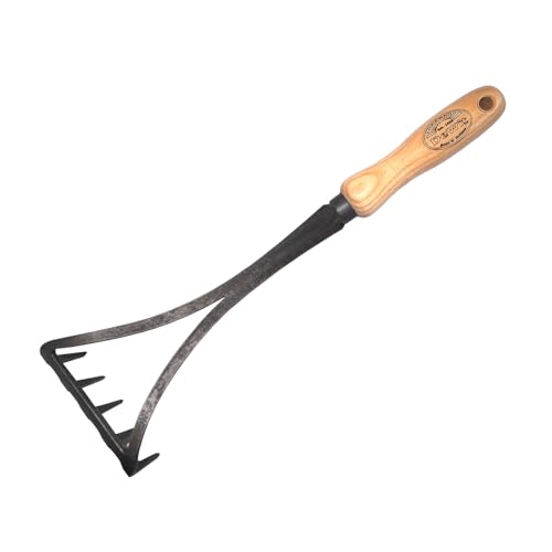 Rastrillo manual DeWit Bio con mango de madera miniatura 1