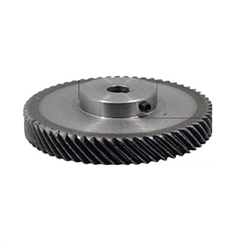 TMP1105 Helical Gear 1 Module 60 Teeth Inner Size 8/10/12mm Pinion (Hole Diameter : 8mm, Number of Teeth : 60 Teeth)