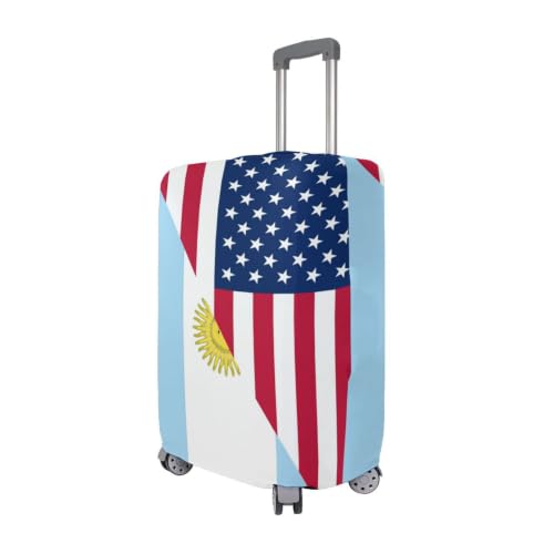 Housse élastique de valise drapeau USA Argentine : protégez vos bagages en voyage