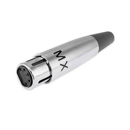 Image of MX 3 Pin XLR Microphone pin Pure Copper Nickel Plated for High Conductivity microphone (5-Pin Microphone Connectors, Pack of 10, Female Connector)
