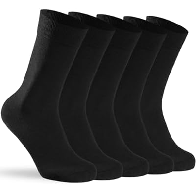 Wamicu Calcetines Hombre - 5 Pares Calcetines de Algodón Peinado Suaves y Transpirables Cómodos y Duraderos - Ideales para Todas las Estaciones - Talla 39-43