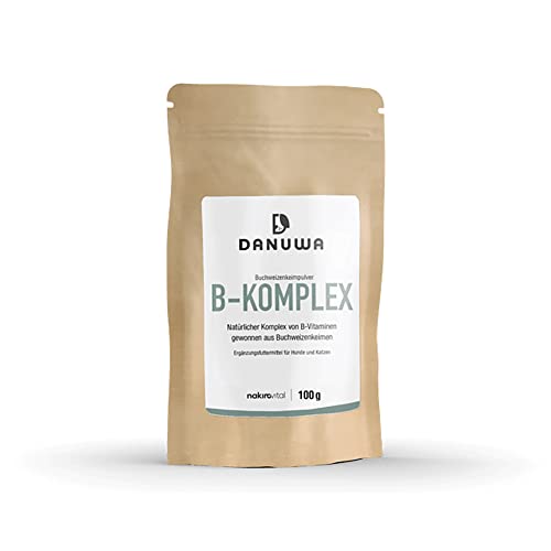 Danuwa B-Komplex aus Buchweizenkeimen 100g für Hunde u. Katzen