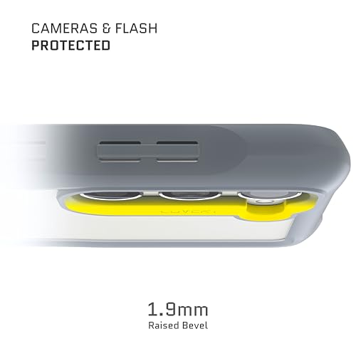 Image of Ghostek Covert Samsung Galaxy S23 Clear Case with Military Grade Shockproof Protection, Non-Slip Grip, Protective Silicone Phone Cover Designed for 2023 Galaxy S23 (6.1 inch) (Gray)
