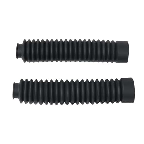 SWVYDC Motorrad Gabelschutz Passend für Yamaha DT125 DT200 DT 125 200 1985–1987 Zubehör Vorderradgabel Gummiabdeckung Staubschutzhülle Stoßschutz