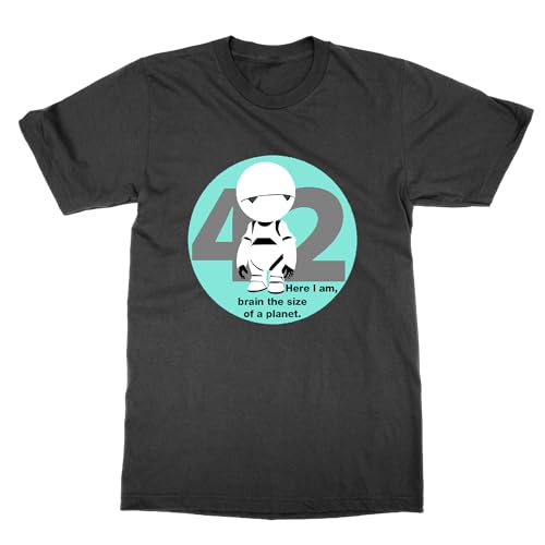 T-shirt humour Marvin Here I Am cadeau idéal passionné de l'espace