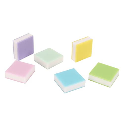 Pack of 6 Carving Blocks, Assorted Colors, Clear Printing, Delicate Texture, Stamps, Carving Blocks for DIY Printing Crafts