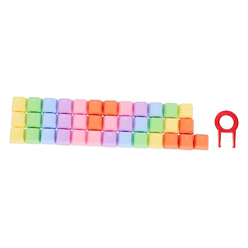 Veemoon 1 Juego De Teclas Pbt Premium Teclas De Repuesto para Teclado Mecánico Teclas De Computadora Decoración De Teclado Kit De Teclas DIY Protector De Teclado Kits De Teclas
