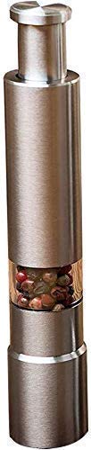 Mini Pepper Grinder Crusher Mill Stainless Steel Hand Thumb Press Set Machine with Stylish Design for Grinding Salt-picture-36