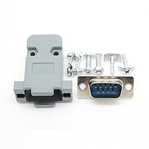 HRtronics® - DB9 Serial Port 9 Pin Male Solder Plastic Connector Kit, Dsub connector with cover, (10) (B098P35BS4) Amazon Price History, Amazon Price Tracker