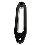 OCPTY 10 Aluminum Hawse Fairlead for Synthetic Winch Rope Cable Line Polished Univerasal ATV UTV...