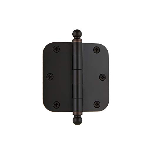 Image of Nostalgic Warehouse Ball-Tip Residential Door Hinge with Radius Corner