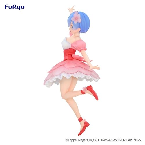 Furyu RE ZERO - Rem Cherry Blossoms - Statuette PVC Trio-Try-It 21cm, Pink - Image 3