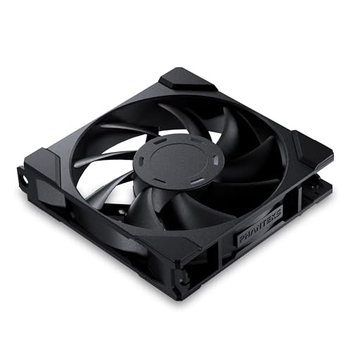 Image of Phanteks M25-120 Gen2 Triple Pack 120mm PWM High Performance Cooling Fan, Daisy-Chain Unified Fan Frame, Black.