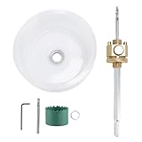 Einbauleuchten-Lochsägen-Set mit 125-mm-Staubbehälter, kann Lochschneider für Decken, Trockenbau, Holz, Sperrholz, Gipskartonplatten bohren (55mm / 2.17in Hole Opener)