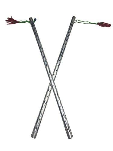 Next Heritage Dandiya Aluminium Dandia dandiya for garba gharba in multicour - 2 pc (one Pair)