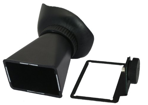 Fotga 2,8 x 3 "LCD Viewfinder Loupe Viseur en caoutchouc Extension V4 pour Sony NEX - 3/NEX - 5
