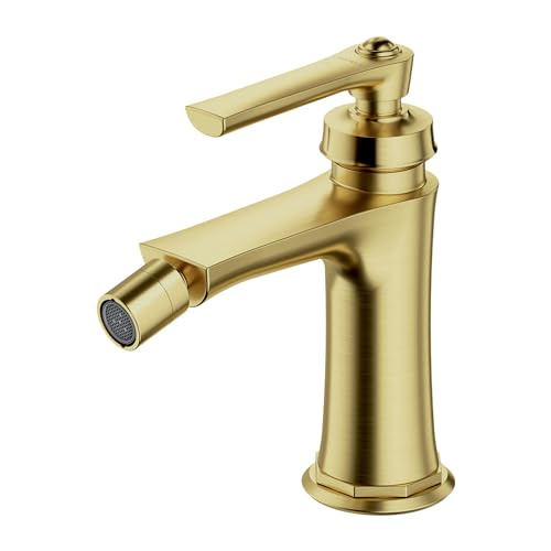 Grifo de bidé monomando Omnires Armance AM5220BSB brushed brass de baño 2