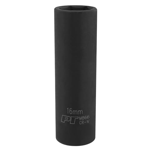 Image of Performance Tool M866 1 /2 Drive 16mm Deep Wall Impact Socket, 1 Pack
