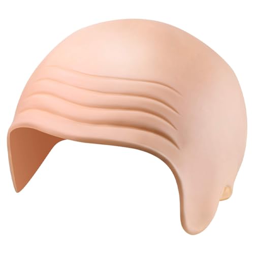 Amazon.co.jp: かつら 被り物 はげ 坊主 おもしろ ハゲ頭 スキンヘッド