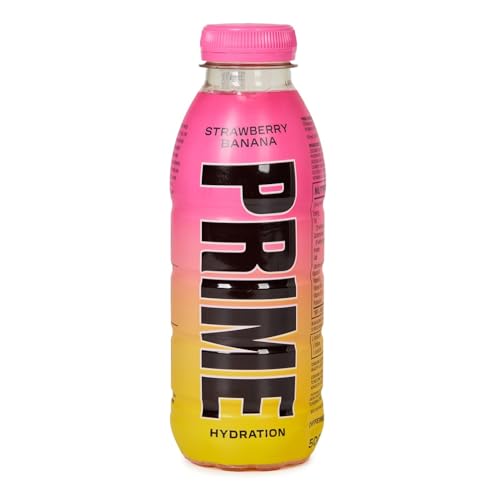 Image of Prime Strawberry Banana Flavoured with Other Natural Flavors Hydration Drink, 16.9 fl oz ℮ 500 ml