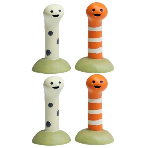 Sarini 4 Pcs Fish Tank Decorations Mini Aquarium Ornaments Fish Tank Ornaments Fish Eel Model Decorations Fish Tank Accessories
