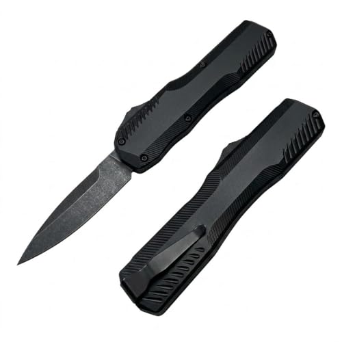 EDC Knife 3.3 Two-Tone Reverse Tanto Blade Folding Knife Assisted Opening Premium Steel Blade CPM-Magnacut Two-Tone Reverse Tanto Blade EDC Pocket Knife for Outdoor Camping Everyday Carryc(Black)