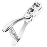 LAPYAPPE 多機能手動楕穴あけパンチ 耐久メタル製カード紙用ホールパンチャー 大人クラフト対応コンパクト収納