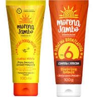 Kit Parafina Bronzeadora Morena Jambo Cenoura e Urucum FPS6 100g + Loção Morena Jambo Doura Pelos Cl