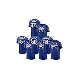 [DJ-A1ways] 野球ユニフォーム 2025開幕戦 東京 シリーズ 大谷翔平 山本由伸 ベッツ フリーマン Tシャツ 通気性 練習着 ドジャース半袖 メンズ レディース非公式夏服 (番号18,L)