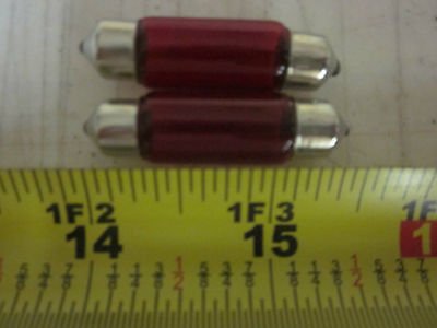 #64370 Marked# 194~20 ~ Automotive Light Bulbs 211 RED 12V Mood Lights 10pcks